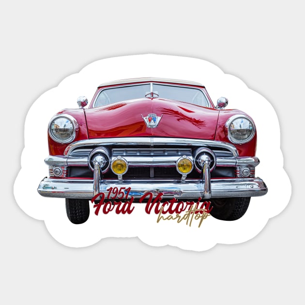 1951 Ford Victoria Hardtop Sticker by Gestalt Imagery